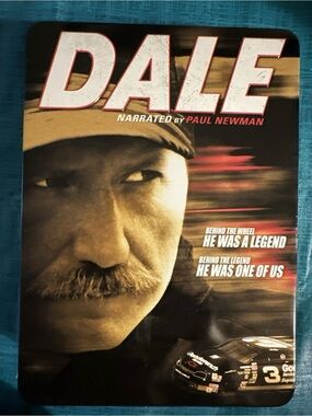 DALE Narrated By Paul Newman Six DVD Set In Book Format Dale Earnhardt Nascar